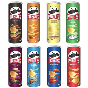 Prix d'usine, vente en gros, chips Pringle originales, chips croustillantes, 165g, en-cas, chips de pommes de terre, approvisionnement en vrac, distributeur - Product Image 3
