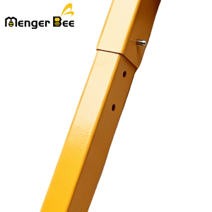 Soporte Ajustable de Metal para Base de Colmena, Recubierto de Amarillo, para Apicultura - Product Image 3