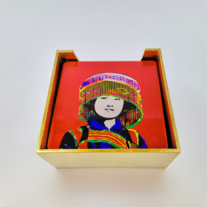Servilleteros y posavasos de laca hechos a mano de Vietnam, artesanía de material natural tradicional de fábrica en Vietnam - LRC6008 - Product Image 2