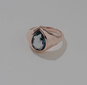 London Turquoise Pink Contrast <b>Ring</b> Sterling Silver Rhodium Plated Trendy <b>Chunky</b> Bold OEM Wholesale Thailand - Product Image 1