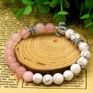 Genuine Quartz Animal-shaped Turtle <b>Healing</b> <b>Bracelet</b> - Product Image 2