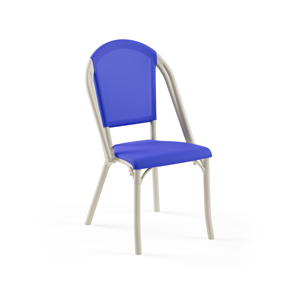 Silla de Comedor Apilable de Plástico Contemporánea Flash-N para Apartamento y Bar en Casa - Product Image 1