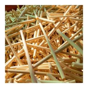 Pailles en bambou avec logo personnalisé Paille réutilisable naturelle biodégradable écologique pour événement, mariage, promotion, fourniture de restaurant - Product Image 3