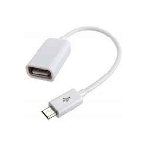 Netzy OTG-01 Adaptador Micro USB a USB 2.0 Hembra, Cable OTG Blanco, Accesorios para Teléfono Móvil - Product Image 1