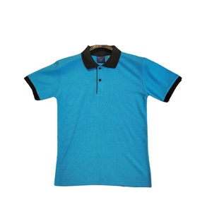 เสื้อโปโลผ้าถักสำหรับผู้ชายผ้าแจ็คการ์ดแขนสั้นผ้าไอซ์ซิลค์ถักลายโลโก้ออกแบบได้ตามต้องการ - Product Image 2