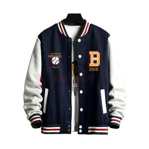 แจ็กเก็ตทีมโรงเรียนสำหรับเด็ก, แจ็กเก็ตบอมเบอร์แจ็คเก็ตบอมเบอร์ไซส์ใหญ่สำหรับใส่ไปโรงเรียนการบินเบสบอล - Product Image 1