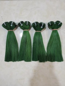 Bundles droits de cheveux humains Green Bone 1B/Burg Bundles d'extension de cheveux bon marché cheveux bruts - Product Image 2