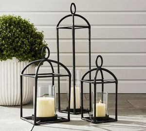 Linterna de metal más vendida con diseño tradicional y mango colgante linterna de metal para usos de decoración - Product Image 5
