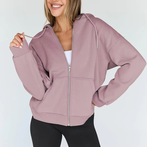 Heavyweight Cool <b>Strings</b> Casual Classic Embroidery Wholesale Comfortable Terry Oversized Blank Women Hoodies breathable - Product Image 5