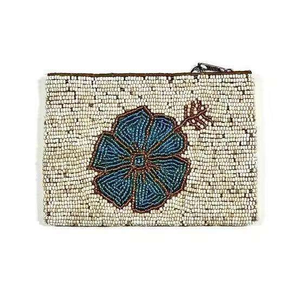 Pochette à monnaie perlée demoiselle d'honneur avec broderie de bouteille Pop par glowin fashion - Product Image 2