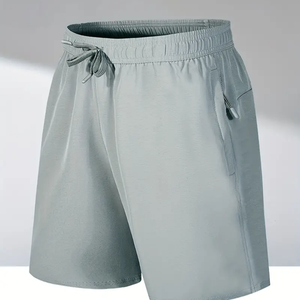 กางเกงขาสั้นตาข่ายระบายอากาศสองชั้นของผู้ชายกางเกงเอวตรงแบบยั่งยืนสำหรับการฝึกซ้อมกีฬากลางแจ้งกันรอยยับ - Product Image 6