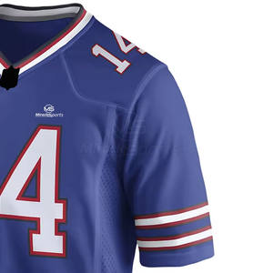 Camiseta de fútbol americano con precio al por mayor, camiseta de fútbol americano con diseño impreso personalizado - Product Image 4