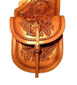 Sacs de selle de saut équestre en cuir véritable de haute qualité usinés à la main vêtements d'équitation occidentale pour chevaux - Product Image 3