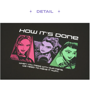 K-Pop Demon Hunters - เสื้อยืดลาย "Official MD HUNTRIX How It's Done" - Product Image 3