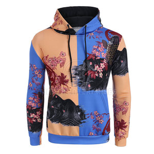 Sudaderas con Capucha de Invierno para Hombre de Primera Calidad, 100% Algodón, Diseño Personalizado, Sublimación Sólida - Product Image 3