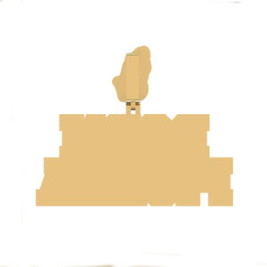 Pendentif et breloque en diamant de laboratoire de luxe 14K Gold E Color Round Brilliant Cut VVS2 Exquisite Premium Luxury Hip Hop Jewelry - Product Image 2