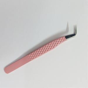 Pince à épiler pour cils avec logo personnalisé, bouts droits incurvés et pointus, ensemble de pinces à épiler pour cils - Product Image 3