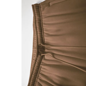 Pantalon décontracté pour homme, tendance, polyvalent, en laine peignée, respirant, pour le printemps, léger, taille mi-haute, délavage acide, fermeture à cordon, coupe ample, cheville - Product Image 3