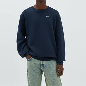 Sweat-shirt pour homme en tissu épais de coupe normale de haute qualité OEM 100% Sweat-shirt à col rond en coton molletonné avec logo personnalisé - Product Image 1