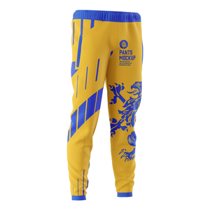 Haute polyester Sublimation impression Joggers pantalon doux décontracté coupe-vent course à pied voyage pantalon droit grande taille Options - Product Image 1
