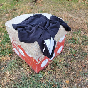 Sudadera con capucha del fabricante Chunky Loose Men's Hoodie Acid Wash 100% Cotton Street Pullover Sudadera - Product Image 2