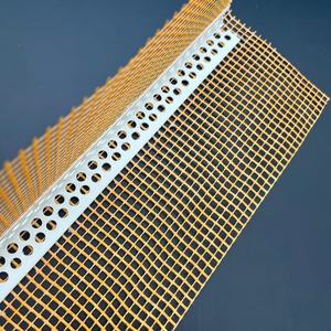 Perfil de esquina de plástico con malla de yeso sin punta, de PVC rígido 90 °   Ángulo - Product Image 1