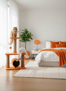 Griffoir pour chats Amistar Mandarinka de haute qualité, adapté à toutes les races et tailles de chats. - Product Image 5