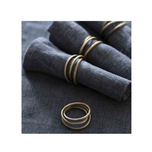 ชุดแหวนรองผ้าเช็ดปากโลหะทันสมัย ขัดเงา ใช้ซ้ำได้ สำหรับตกแต่งโต๊ะอาหารอย่างมีสไตล์ เหมาะสำหรับบ้าน งานเลี้ยง และงานรื่นเริง - Product Image 1