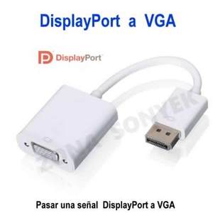 Adaptateur DisplayPort vers VGA pour ordinateur portable, neuf - Product Image 1