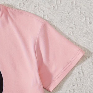 2024 New Fashionable Design Casual Wear Women's T Shirt and Trouser <b>Sets</b> / Girls New Style Casual Sports Wear <b>Twin</b> <b>Sets</b> OEM - Product Image 3