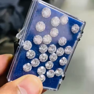 Venta al por mayor de diamantes Aniva-A personalizados cultivados en laboratorio, talla brillante redonda, sueltos, de 0.5 a 5 quilates, rellenos para la fabricación de joyas, Gujarat - Product Image 1