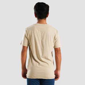 T-shirt de gymnastique à manches courtes beige Youth M124 - Product Image 2