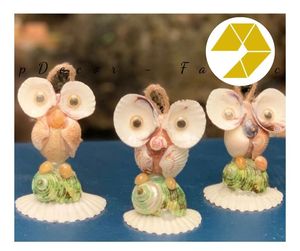 Décor de coquille d'escargot fait à la main dessins d'animaux de coquillage mignon idée cadeau parfaite coquillage en vrac animaux offres spéciales prêtes pour l'expédition - Product Image 5