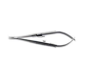 Portaagujas Castroviejo con Bloqueo de 14 cm, Acero Inoxidable, Manual, BEST CARE INTERNATIONAL, Instrumento Quirúrgico, Uso Hospitalario, CE - Product Image 1