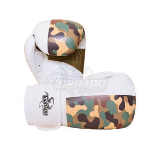 Guantes de Boxeo de Cuero Impermeables Hechos en Fábrica para Entrenamiento de MMA, Diseño de Dedos Completos, Correa de Muñeca Ajustable, Unisex, Cómodos - Product Image 6