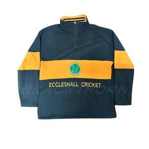 Vestes en polaire pour hommes coupe-vent 260 grammes avec col côtelé intérieur Fermetures éclair métalliques 100% polyester Poignets élastiques - Product Image 2