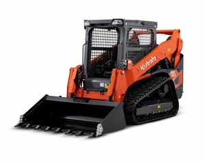 Chargeuse compacte sur chenilles Kubota SVL97-3 avec godet frontal, moteur diesel haute puissance, équipement de construction - Product Image 4