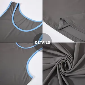 Vente de qualité supérieure hommes débardeur coupe ample hommes débardeur Gym Fitness porter hommes débardeur - Product Image 4