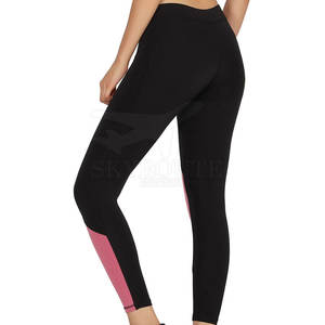 Leggings pour femmes à taille haute, respirants, à séchage rapide, couleur unie personnalisée, pour la salle de sport - Service OEM disponible - Product Image 3