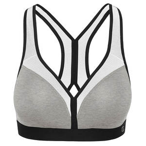 Soutien-gorge de sport sexy à col en V profond, résistant aux chocs, pour filles, vêtements de fitness, haut de soutien-gorge, logo personnalisé, vêtements pour femmes - Product Image 4