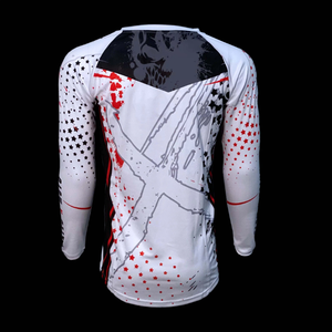 Maillots de motocross/moto à manches longues personnalisables, réversibles, grandes tailles, imprimés par transfert thermique, vierges, vente en gros - Product Image 5