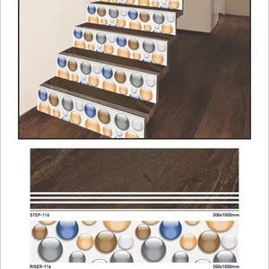 กระเบื้องปูขั้นบันไดทำจากเซรามิกเคลือบด้านกันลื่นขนาด1000x300มม. สำหรับงานกลางแจ้งกระเบื้องปูพื้นที่ทันสมัย - Product Image 1