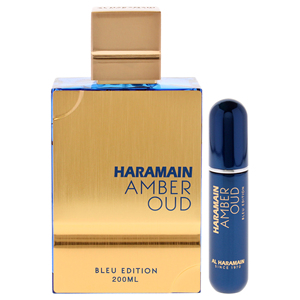 Al Haramain Bleu Edition-6.7 oz EDP Spray Unisex floreale Oud con profumo di rosa fresca ambra liquido Parfum - Product Image 2
