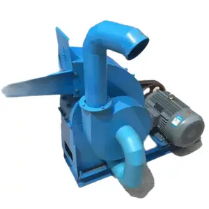 Feed grinder machine - animal poultry cattle chicken pig feed crusher and mixer hammer mill for grain soybean corn grinding