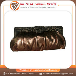 กระเป๋าคลัทช์หนังแท้ขนาดกะทัดรัดทำมือแฟชั่นผู้หญิง - Product Image 5