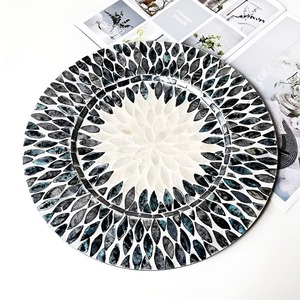 Napperons nacrés pour décoration de table à manger top vente mosaïque MOP coquilles napperon - Product Image 2