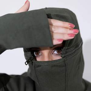 Ensemble de survêtement unisexe personnalisé à coupe évasée, lourd, à capuche fermée, streetwear, 2 pièces, long, 100% coton molletonné, écologique, séchage rapide - Product Image 4