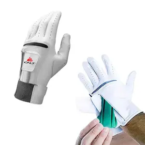 FINGER TEN Golf Gloves Men Right Handed Golfer Left Hand with Ball Marker 2 Pack Breathable Weathersof Grip Size M ML L XL