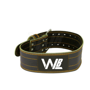 Heavy Duty Cowhide Non-Slip <b>Weight</b> Lifting <b>Belt</b> with Eco-Friendly Sustainable Features for Unisex Use in Powerlifting - Product Image 2