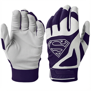 Vente directe d'usine, faible MOQ, gants de frappe en cuir de mouton, adhérence antidérapante, anti-choc, gants de frappe de softball unisexes - Product Image 1